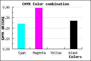 #8D71B9 color CMYK mixer