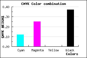 #8D78A0 color CMYK mixer