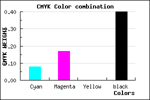 #8D809A color CMYK mixer