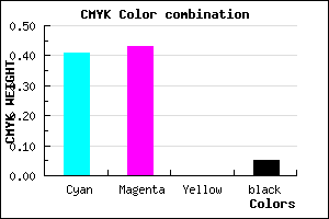 #8D89F1 color CMYK mixer