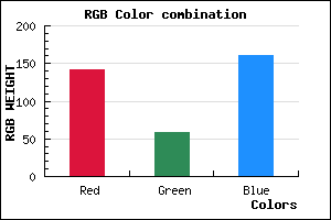 rgb background color #8D3BA1 mixer