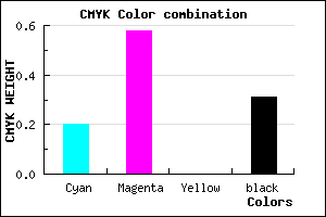 #8D4AB0 color CMYK mixer