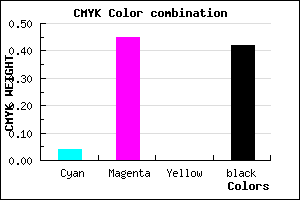 #8D5193 color CMYK mixer