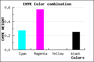 #8D52C0 color CMYK mixer