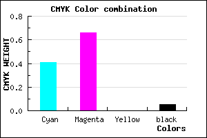 #8D53F1 color CMYK mixer