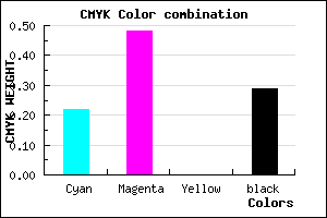#8D5FB5 color CMYK mixer