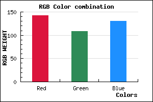 rgb background color #8E6C82 mixer