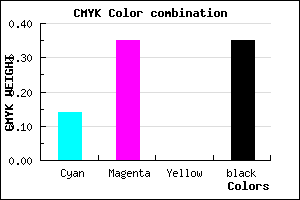 #8E6CA5 color CMYK mixer