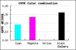 #8E7EAD color CMYK mixer