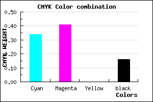 #8E7ED7 color CMYK mixer