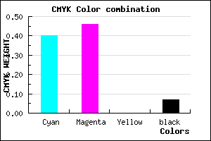 #8E80EC color CMYK mixer