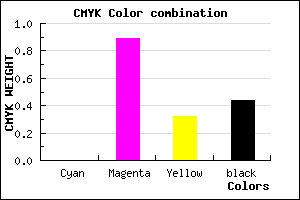 #8E1060 color CMYK mixer