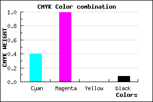 #8E02EB color CMYK mixer