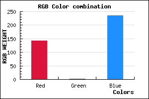 rgb background color #8E02EB mixer