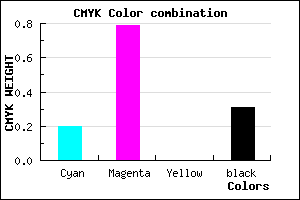 #8E25B1 color CMYK mixer