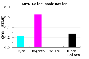 #8E41B9 color CMYK mixer