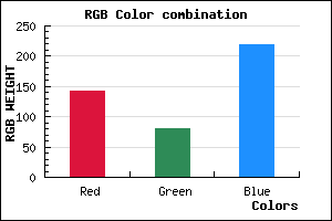 rgb background color #8E51DB mixer