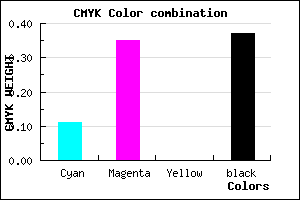 #8F68A0 color CMYK mixer