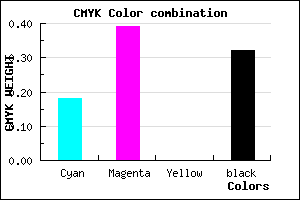 #8F6AAE color CMYK mixer