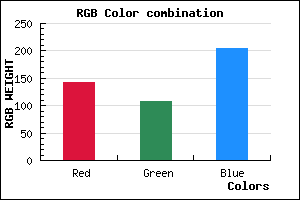 rgb background color #8F6BCD mixer