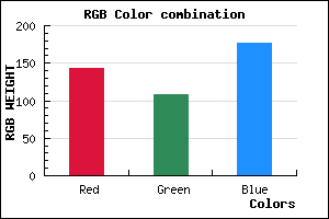 rgb background color #8F6CB1 mixer