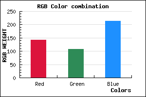 rgb background color #8F6CD5 mixer