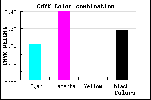 #8F6EB6 color CMYK mixer