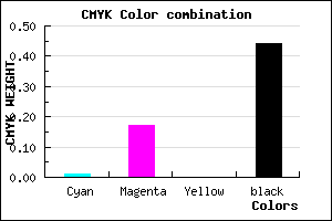 #8F7890 color CMYK mixer