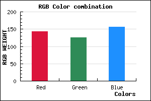 rgb background color #8F7E9C mixer