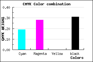 #8F7EB0 color CMYK mixer