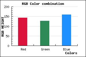 rgb background color #8F7F9F mixer