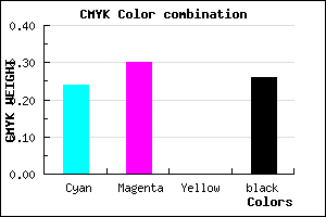 #8F85BD color CMYK mixer