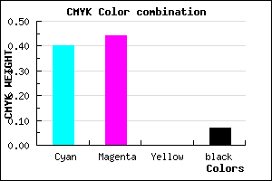 #8F86EE color CMYK mixer