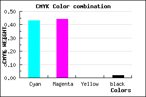 #8F8BF9 color CMYK mixer