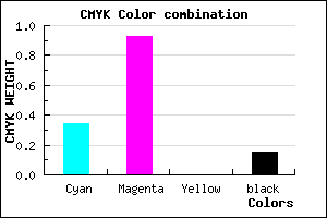 #8F10D8 color CMYK mixer