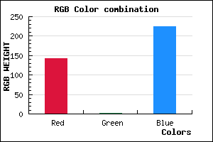 rgb background color #8F02E1 mixer