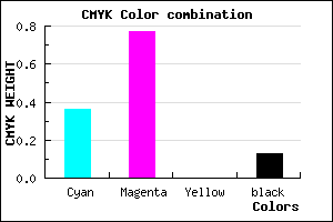 #8F33DE color CMYK mixer