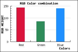 rgb background color #8F558C mixer