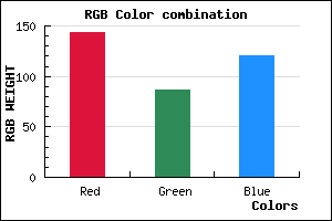 rgb background color #8F5678 mixer