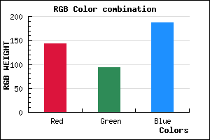 rgb background color #8F5DBB mixer