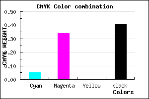 #8F6397 color CMYK mixer