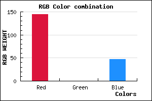 rgb background color #90002F mixer