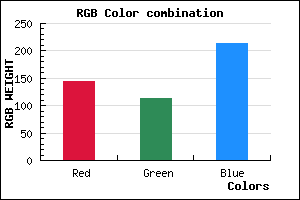 rgb background color #9072D6 mixer