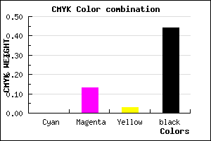 #907E8B color CMYK mixer