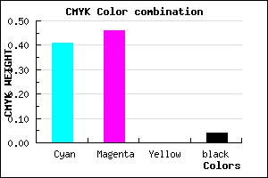 #9085F5 color CMYK mixer