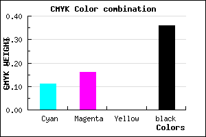 #9088A2 color CMYK mixer