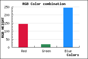 rgb background color #9013F5 mixer