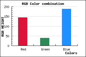 rgb background color #9028BC mixer