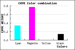 #9033DB color CMYK mixer