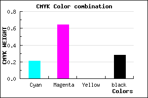 #9041B7 color CMYK mixer